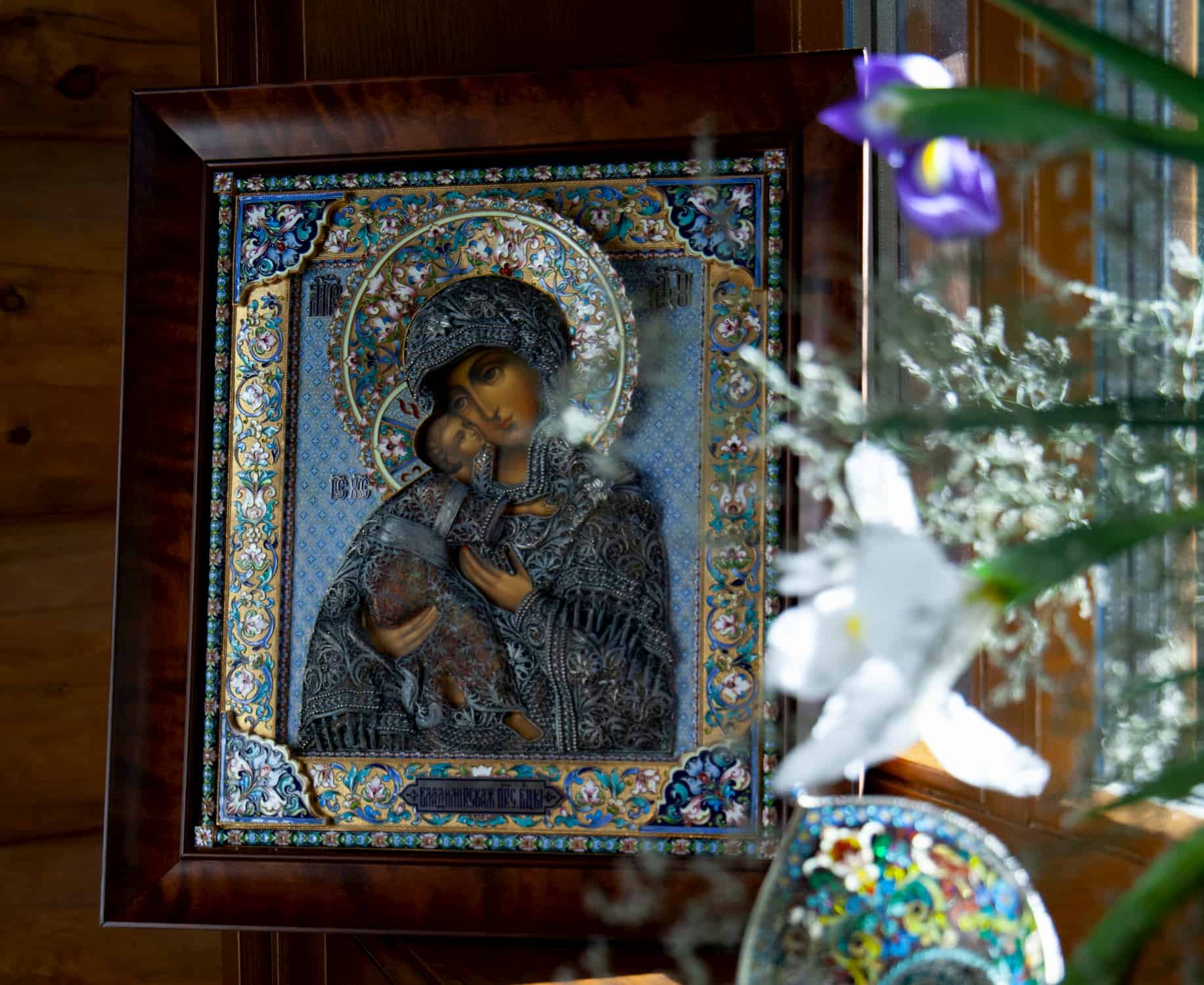 Чудотворный Образ Богородицы Всецарица в Новоспасском монастыре